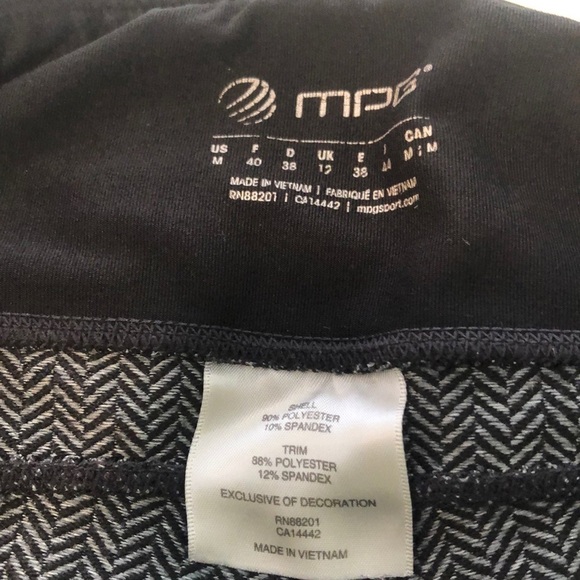 MPG soft leggings in a herringbone pattern - Picture 3 of 6